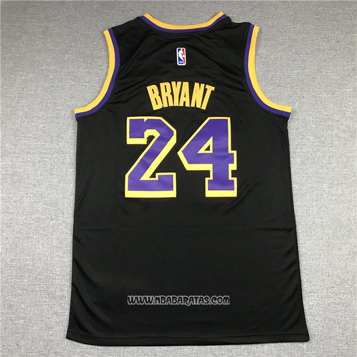 Camiseta Los Angeles Lakers Kobe Bryant #24 Earned 2020-21 Negro